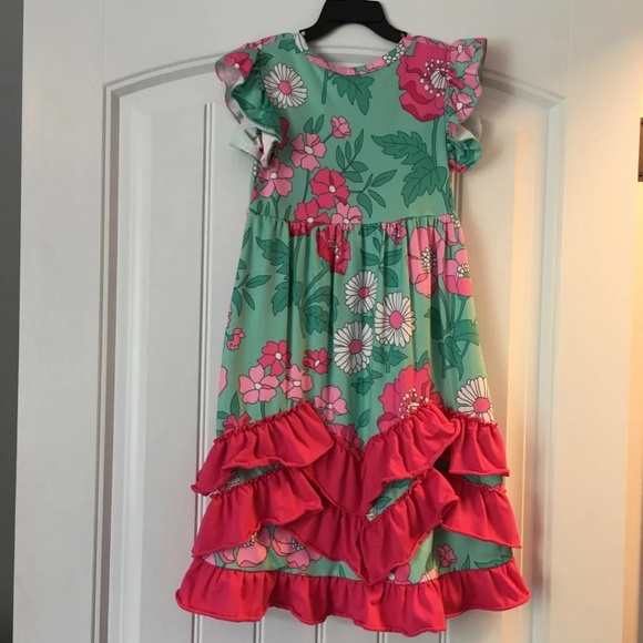 SOLD Boutique Floral Maxi Dress - Picture 5 of 5